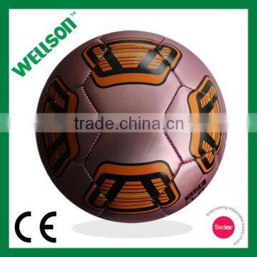 Metallic shine PVC football