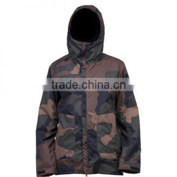 Men's Snowboard jacket with fixed hood