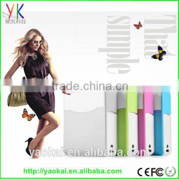 New mirror fashion design make up type power bank with 8000mah