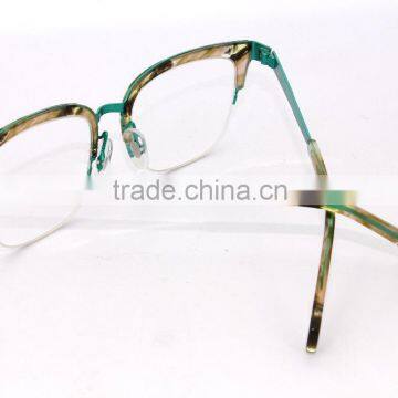 New Arrival Acetate Mix Metal Eye Glasses