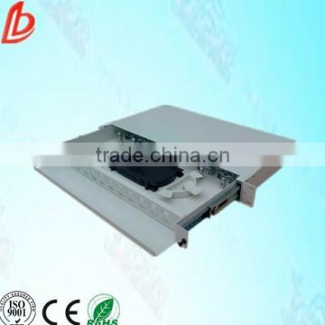 ODF Tray Rock Mount Slide Type 24 port For SC Adapters Fiber Optic Patch Panel