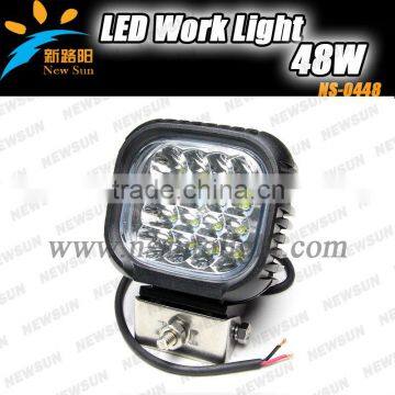 48w Led Car Lighting,Led Work Light ,Auto Led Light,Flood Or Spot Beam Led Work Lamp,For Off-road ATV Excavator