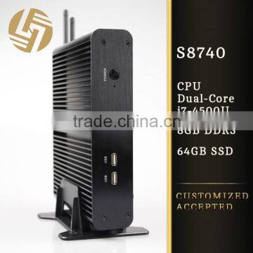 Made in China factory Dual Core Intel i7 12v mini computer windows 8