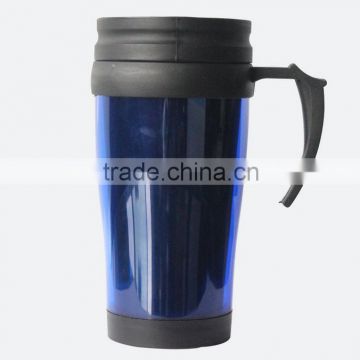 High quality stainless steel fold dark blue cup