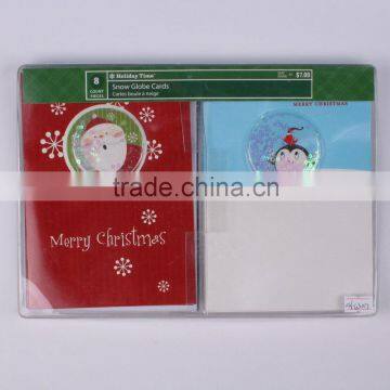 New product 2016 handmade chirstmas greeting card for party