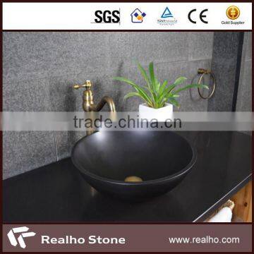 Black Granite Stone Art Top Sink