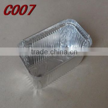 Foshan 0.07mm aluminum takeaway container without coated C007