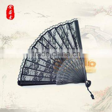 Personalized Japanese Style Lace Fans for Dance photo-2
