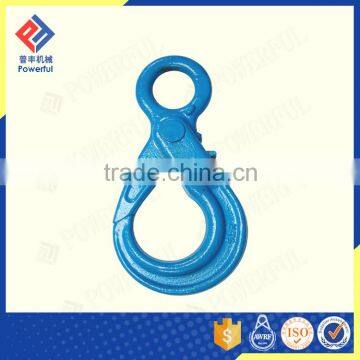 G100 PAINTED EYE TYPE SELF LOCK SAFETY HOOK