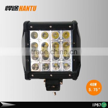 off road led light bar 48w high intensity cre e led light bar/4 rows quad row led light bar