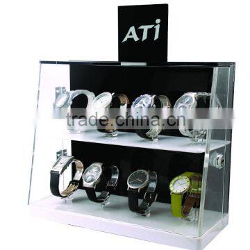 Top end high quality counter top watch display showcases