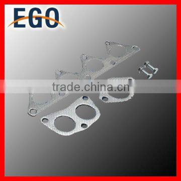 Metal Gaskets For 97-02 Black Racing Performance Manifold Exhaust Header For Mitsubishi Mirage 1.8
