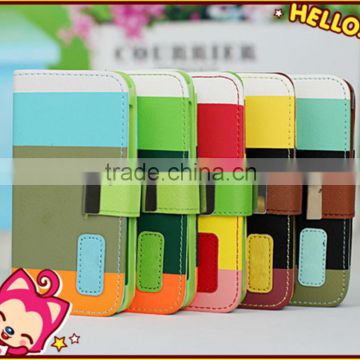 For iPad Mini Colorful PU Wallet Leather Pouch Stand Case