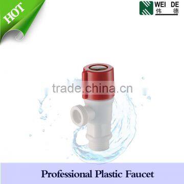 factory professional plastic angle valve with G1/2