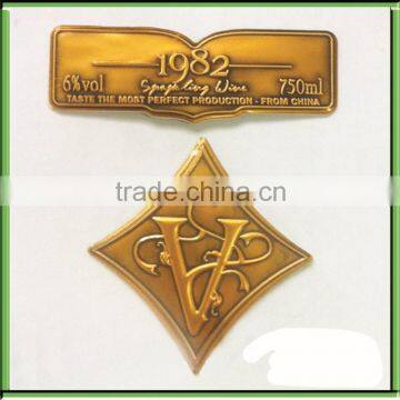 Design Wine Bottle Metal Label photo-5