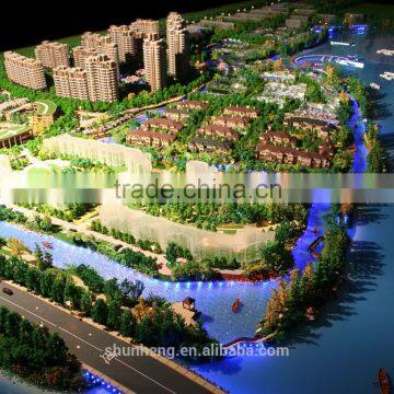Sea Beach House Building Scale Model for Real Estate Exhibition