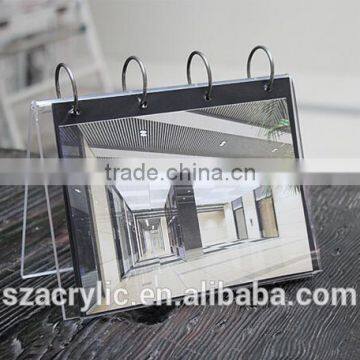 v Shape Flip Acrylic Desk Calendar photo-2