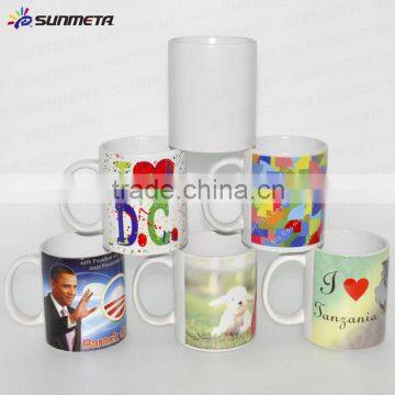 Good quality cheap price 11oz white blank sublimation blank coated sublimation mug