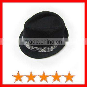 Promotional black fedora hat