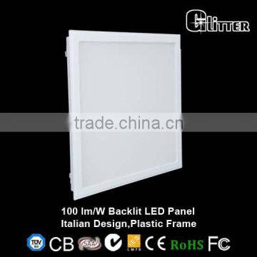 Israel market back-lit 100lm/w 45W LED panel light 600*600mm with CB