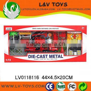 City set toy cars,Die cast toy,City toys set kids Fire Set toy