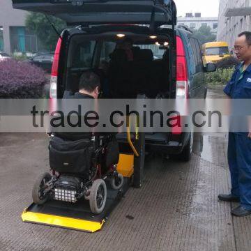 Load 250KG 12V/24V WL-D-880U Wheelchair Lift for Van and Minivan With CE Certificate