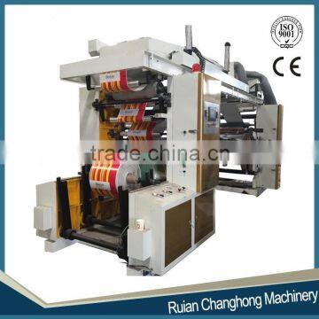 Changhong Mini Ci type 4 Color High Speed Flexo Printing Machine