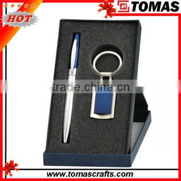 Newest designed custom logo promotional metal ball pen gift pen set