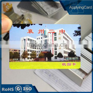 Professional frost film lamination NTAG215 high school student card 13.56mhz plastic pvc NFC card