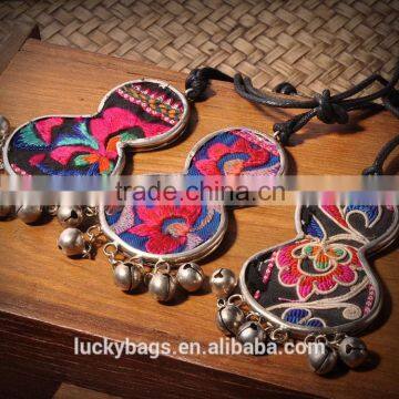 fashion jewelry rhinestone magnetic necklace handmade embroidery ladies necklace