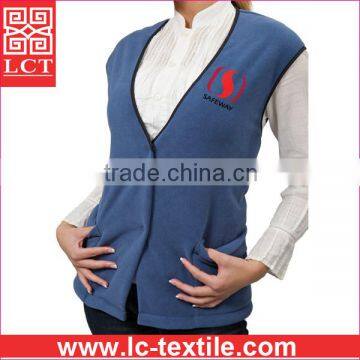 Supply 2015 Low Profit Resiliently Anti-pill and Supersoft Polar Fleece Vest With Branding Embroidery(LCTU0017) photo-4