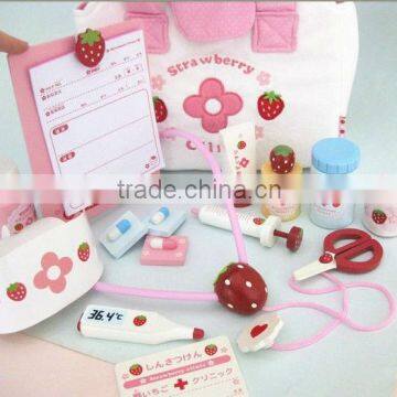 Mother garden wooden toys, strawberry clinic wooden toys