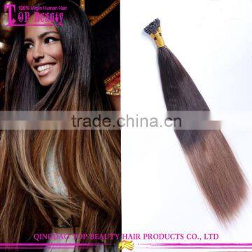 Factory price 100% remy remy 1g stick tip hair extensions russian i tip hair extensions wholesale