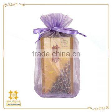 Purple Romantic Exquisite Satin Cosmetic Packaging Bag