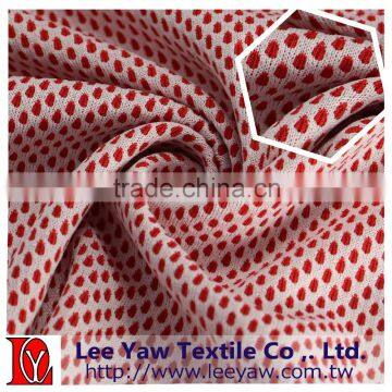100% Polyester 2 Tone Interlock Mesh Fabric photo-3