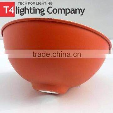 Industrial half round aluminum lamp shade