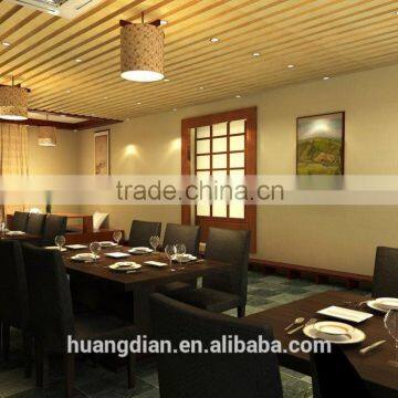 wholesale restaurant wooden furniture table and chairs modern dining set