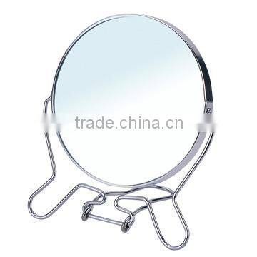 Round metal frame mirror