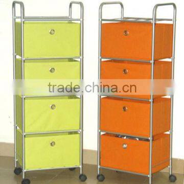 4 DRAWER ROLLING CART