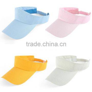 printed and embroidery visor cap