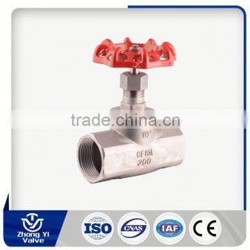 zhongyi valve stainless steel carbon steel globe valve from factory