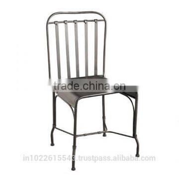 Black Metal dining chair for restaurant and hotels