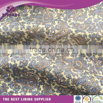 62gsm 210T polyester taffeta printed lining fabric / printed lining / printted taffeta lining