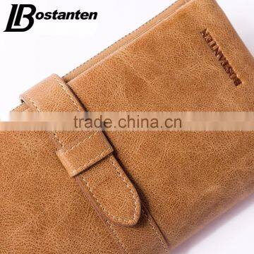 Vintage Classy Men Leather Hand Bag Pocket Purse Designer Brand photo-3