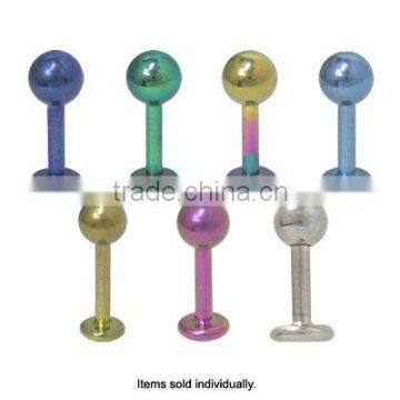 Titanium Labret Monroes Body Jewelry lip ring body piercing jewelry