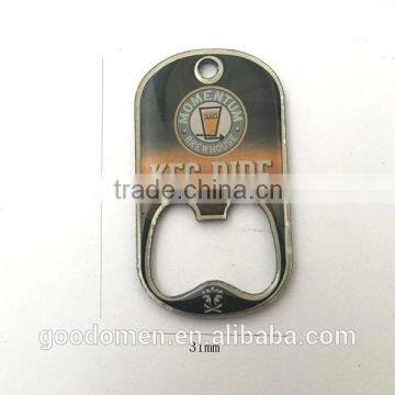 Custom Beer Souvenir Bottle Opener Metal Keychain