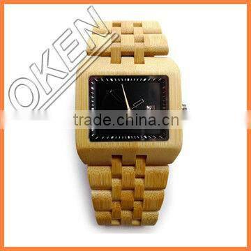 Wholesale Fashion Bamboo Watch Men Custom Logo Wrist We Wood Watch Cheap Handmade Leather Strap And 2015 Women Wooden Watches photo-5