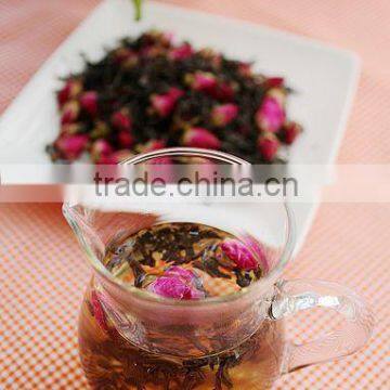 Rose flower bud black tea/flower buds tea