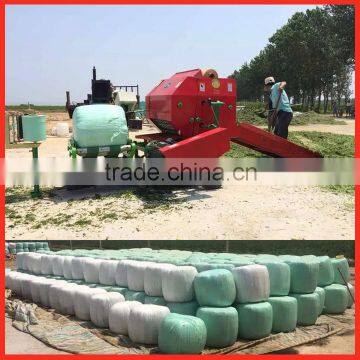 Hot sale semi automatic silage baler and wrapper