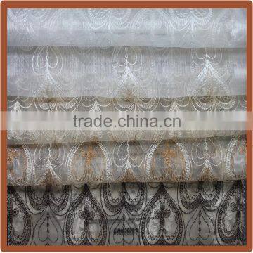 China Supplier European Design Mulit-color Window Cotton Curtain Ready Made photo-2
